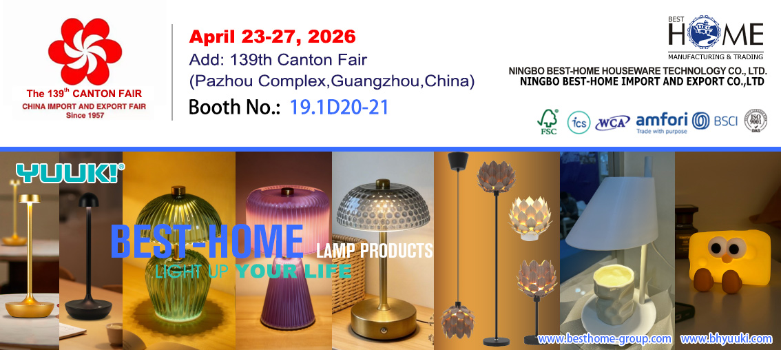 Canton Fair - Pöytälamput
