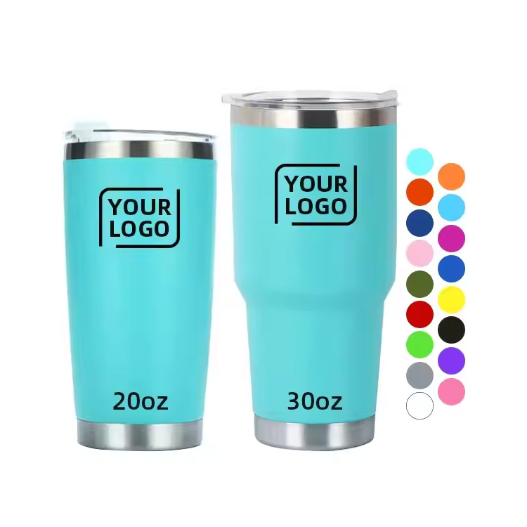 20oz 30oz kaksiseinä tyhjiö eristetty matkakahvimuki