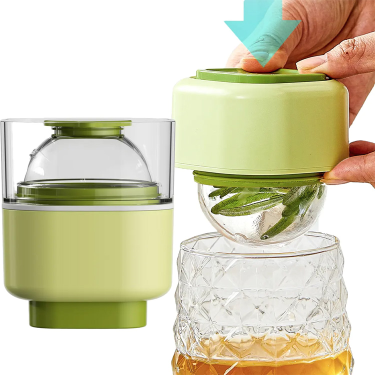 3D ICE Ball Cube Maker Silikonin jääpallo muotoinen puristusmuotti