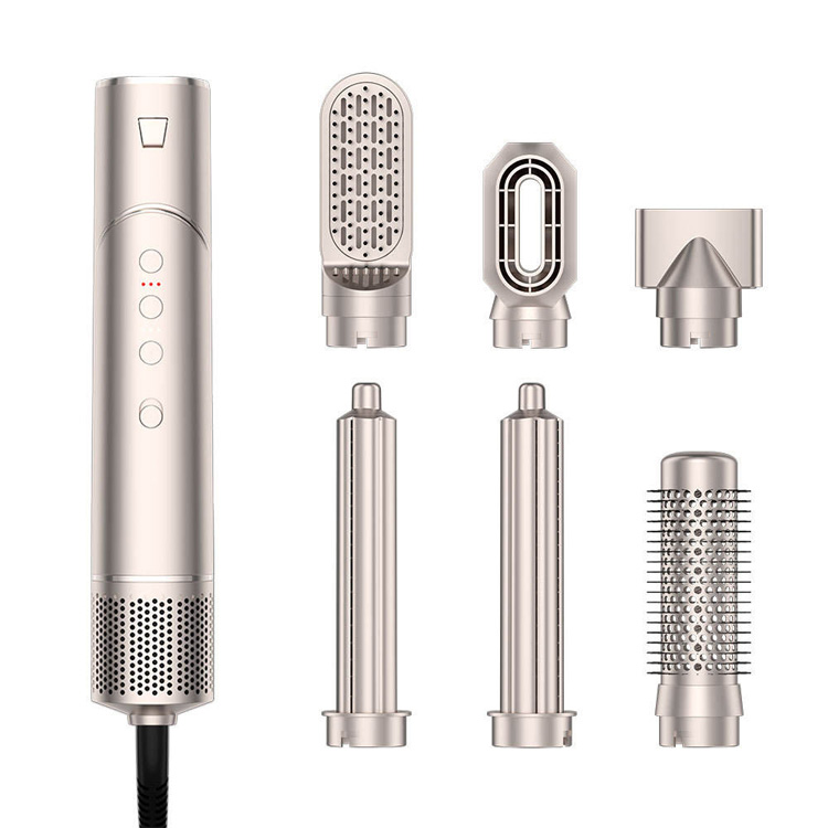 6 in 1 Hot Air Comb -taitettava monitoiminnalliset ionit hiustyylit