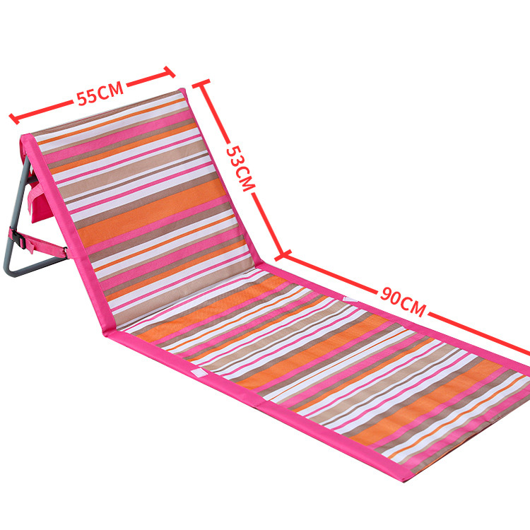 Beach Leisure Chair Fishing Selkänoja Kevyt kokoontaittuva tuoli