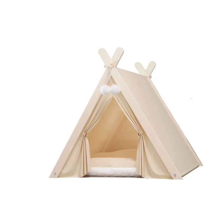 Mukavat lemmikkihuonekalut kannettava Teepee -telttatalo