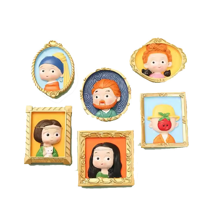 Mukautetut keraamiset presidentin lahjat Jääkaappimagneetit Söpöt