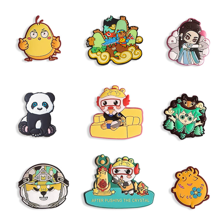 Sisustus Mukautettu logo Saatavilla PVC-jääkaappimagneetit