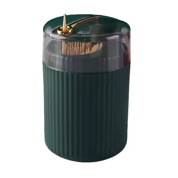 Annostelija Push-Type säilytyslaatikko hammastikku säiliön pidike