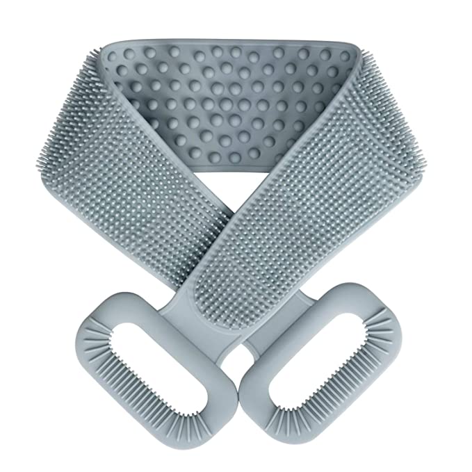 Dual Side Exfoliating Silicone Back Scrubber -suihkuvyö