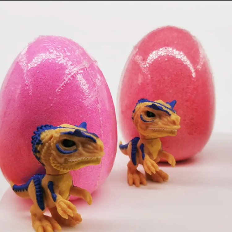 Kukka tuoksuva kupla fizzies dinosaurus munanmuotoinen kylpypommi