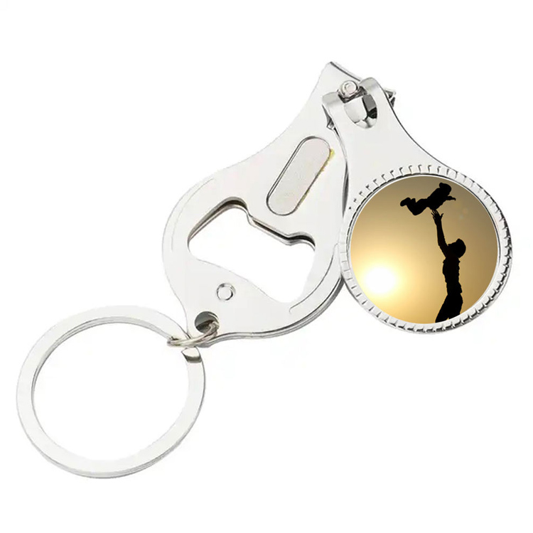 Taitettava käsivarpaiden avaaja avaimenperä Kynsisakset Kynsileikkurit