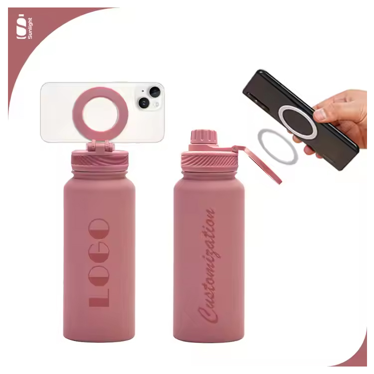 Ideat 2025 Mukautettu logo Waterbottle -juomapullo pullo