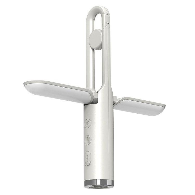 Monitoiminen vedenpitävä retkeilylamppu USB-ladattava