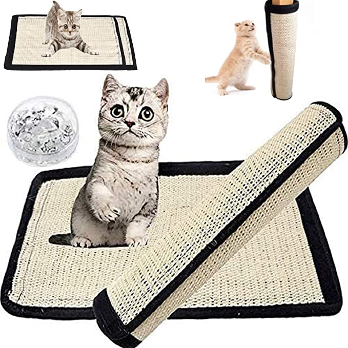 Luonnon lattian raapimisalusta Sisal Cat Scratch Mat