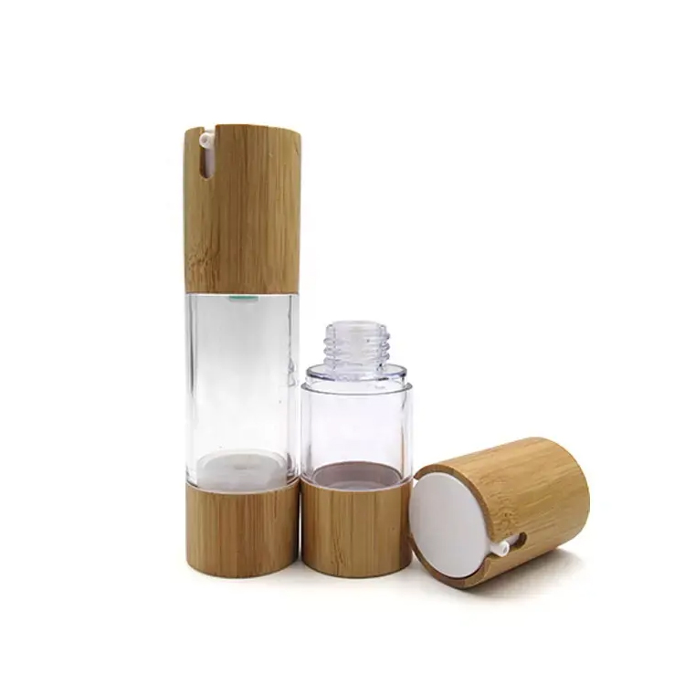 Nature Bamboo -muovinen annostelijavoide Pump ilmainen pullo