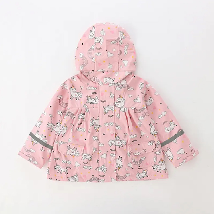 Poncho -tyylinen paksuuntunut tuulenmurtaja uros naaras lasten sadetakki