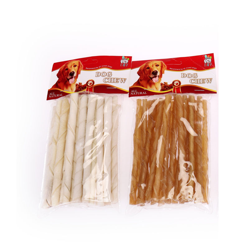 Rawhide Twist Sticks koiran pureskella