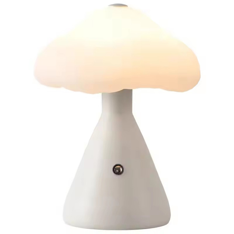 Rentouttava Cloud Uusi moderni LED Mushroom -pöytälamppu