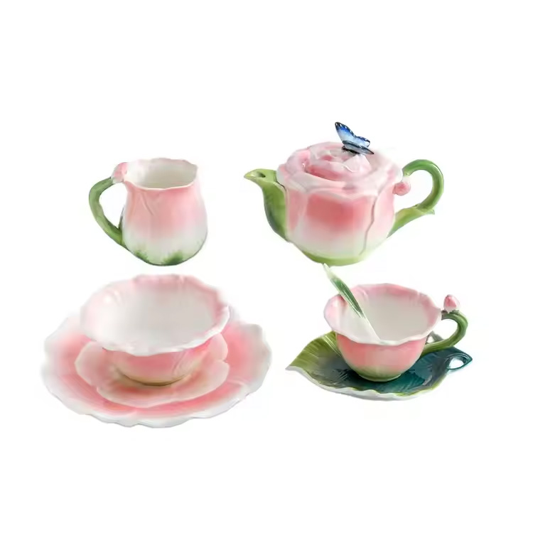 Rose -keraaminen 160 ml 300 ml 650 ml korkealaatuista ylellisyyttä muki