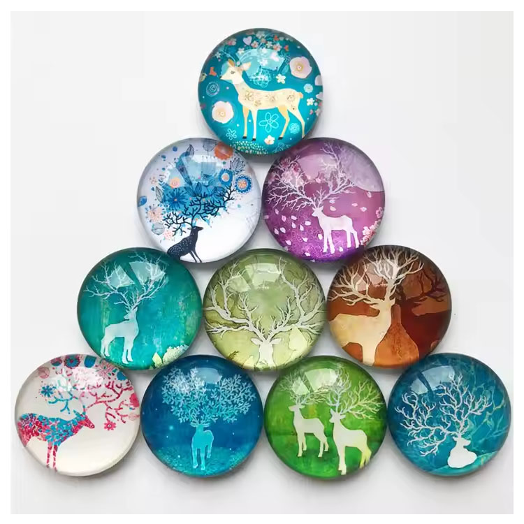 Kumitarra Fairy Deer Art mainoslahjajääkaappimagneetti